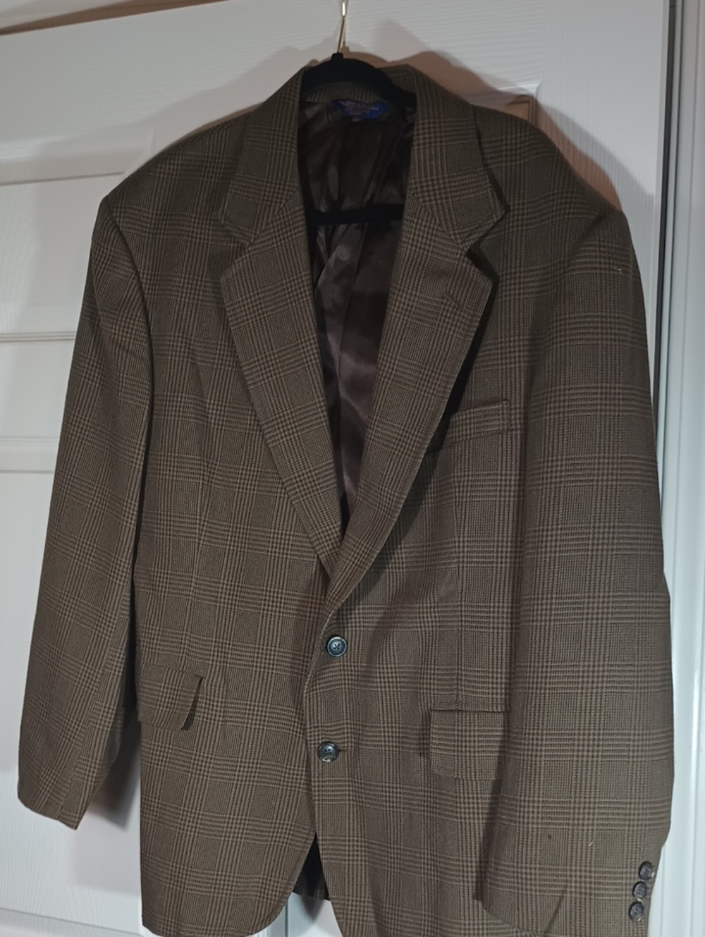 Pendleton Brown Glen Plaid Sport Coat